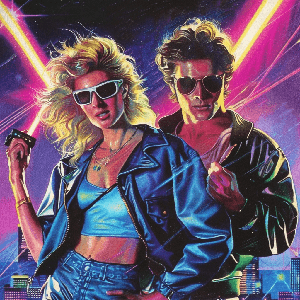 AI Jingle Maker AI generated Images 80s Power Duo.png